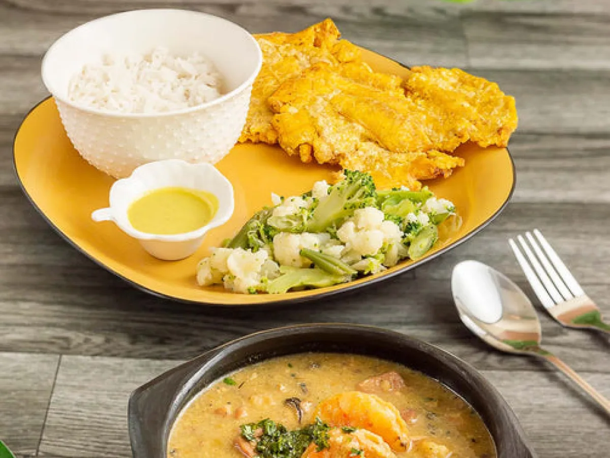 Cazuela de mariscos de El Manglar